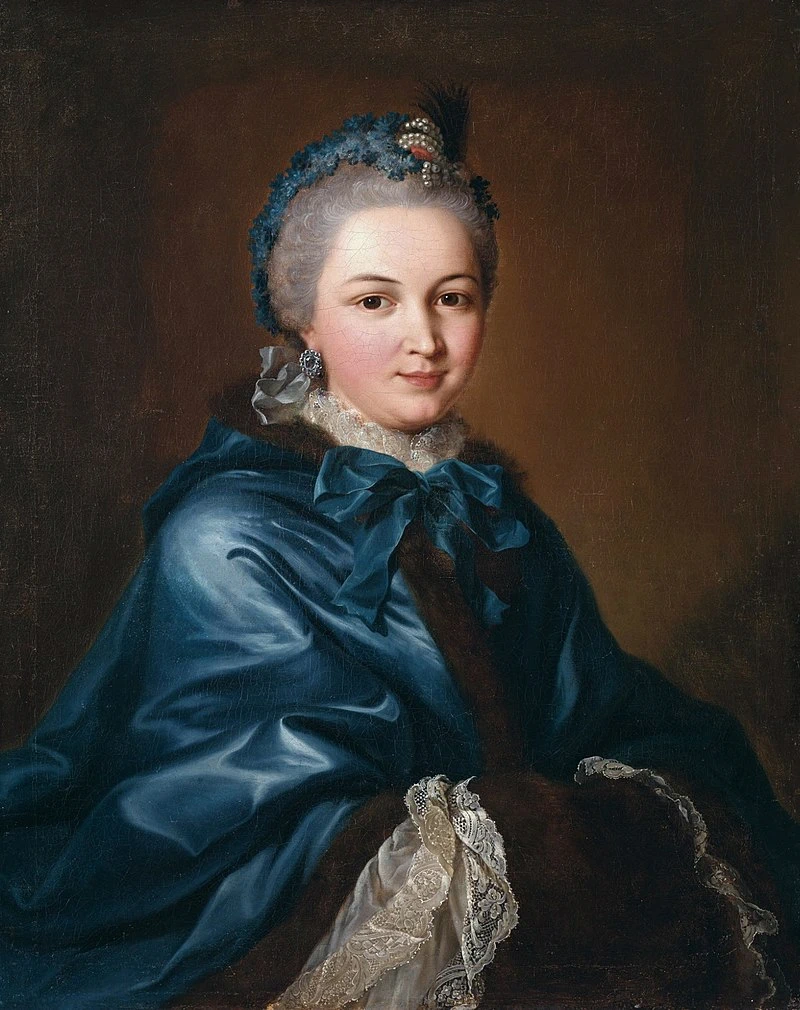 Ritratto di Guglielmina Caroline Amalie Tischbein, la dama in blu - Hessen Kassel Heritage